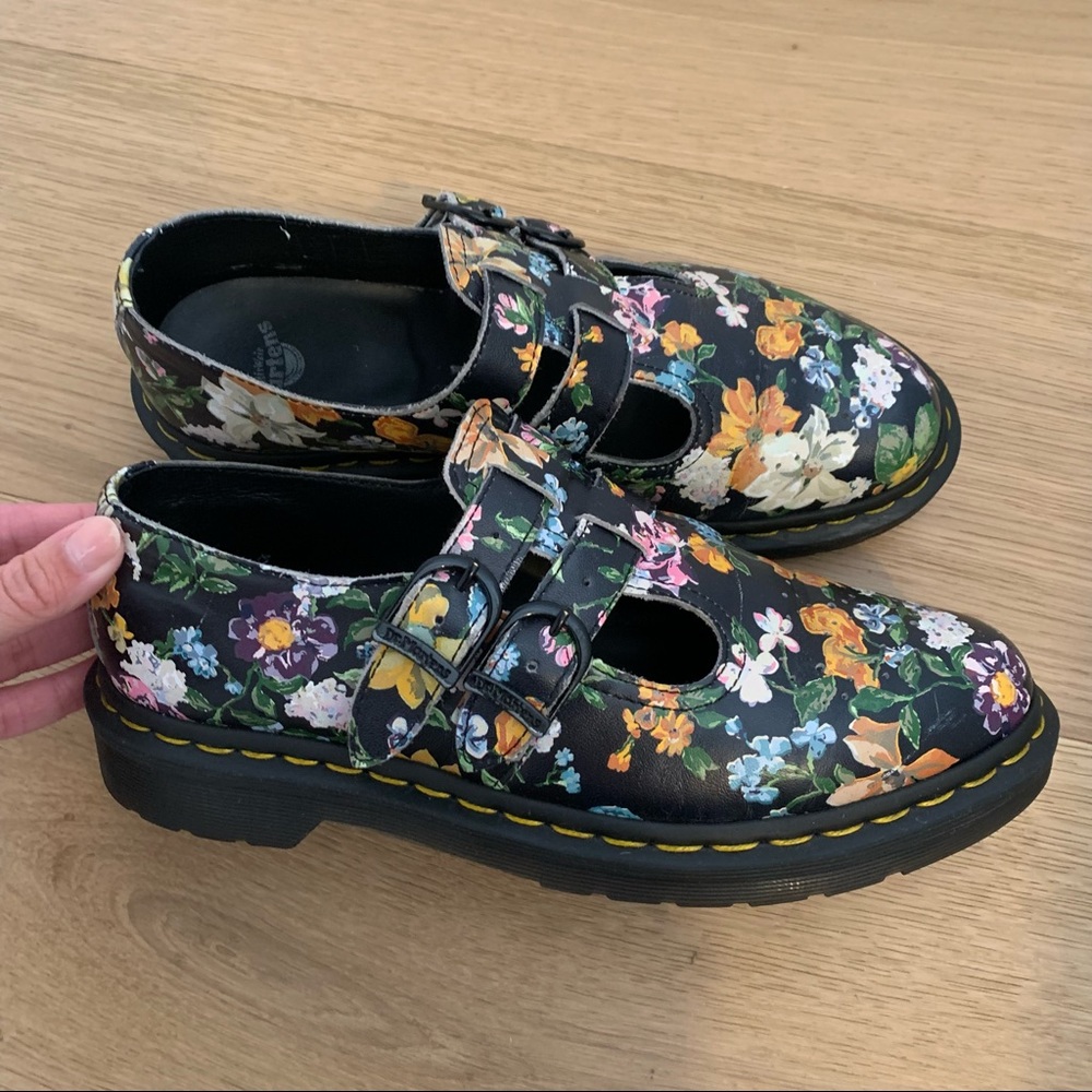 FLORAL DR MARTENS MARY JANES
